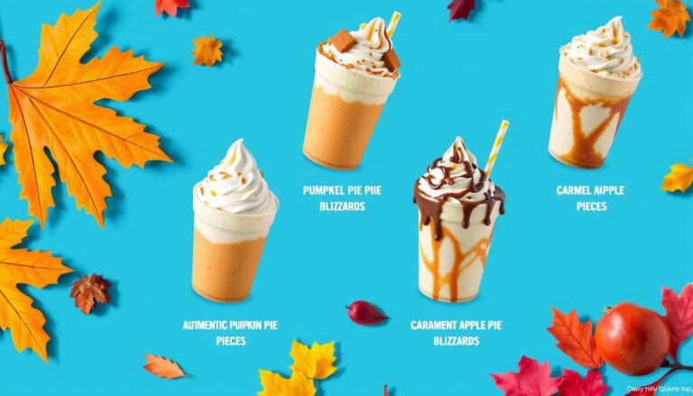 Dairy Queen Fall Blizzard Menu