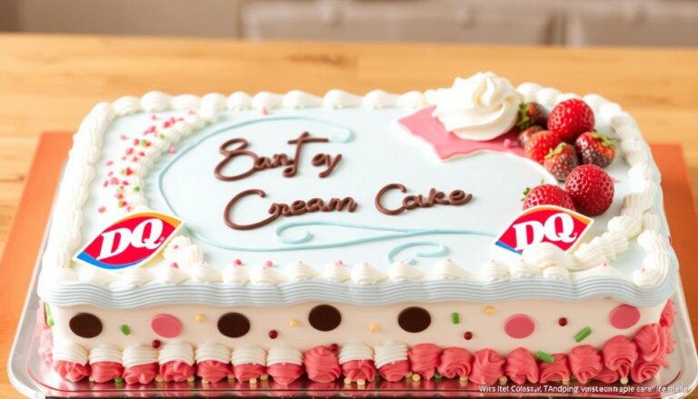 Dairy Queen Ice Cream Cake Menu