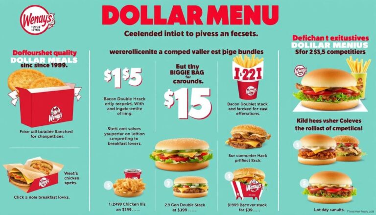 Wendy's Dollar Menu With Prices