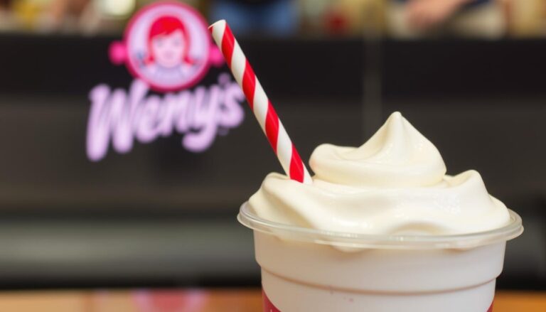 Wendy's Frosty Menu With Prices