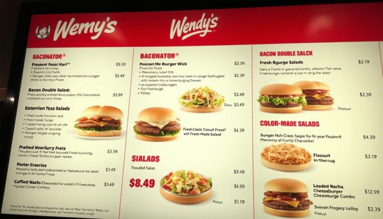 Wendy's Full Menu