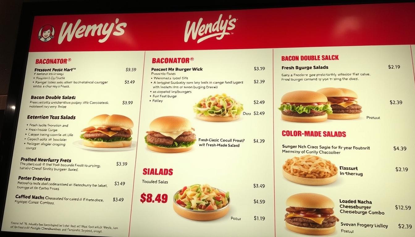 Wendy's Full Menu