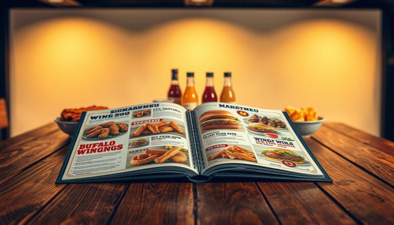 buffalo wild wings dinner menu