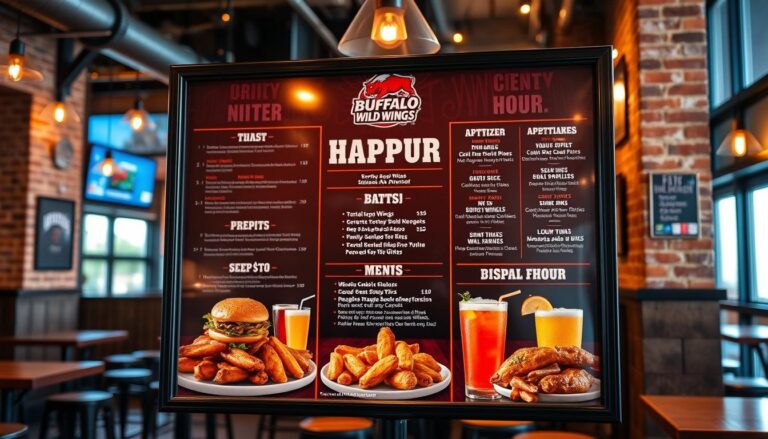 buffalo wild wings happy hour menu