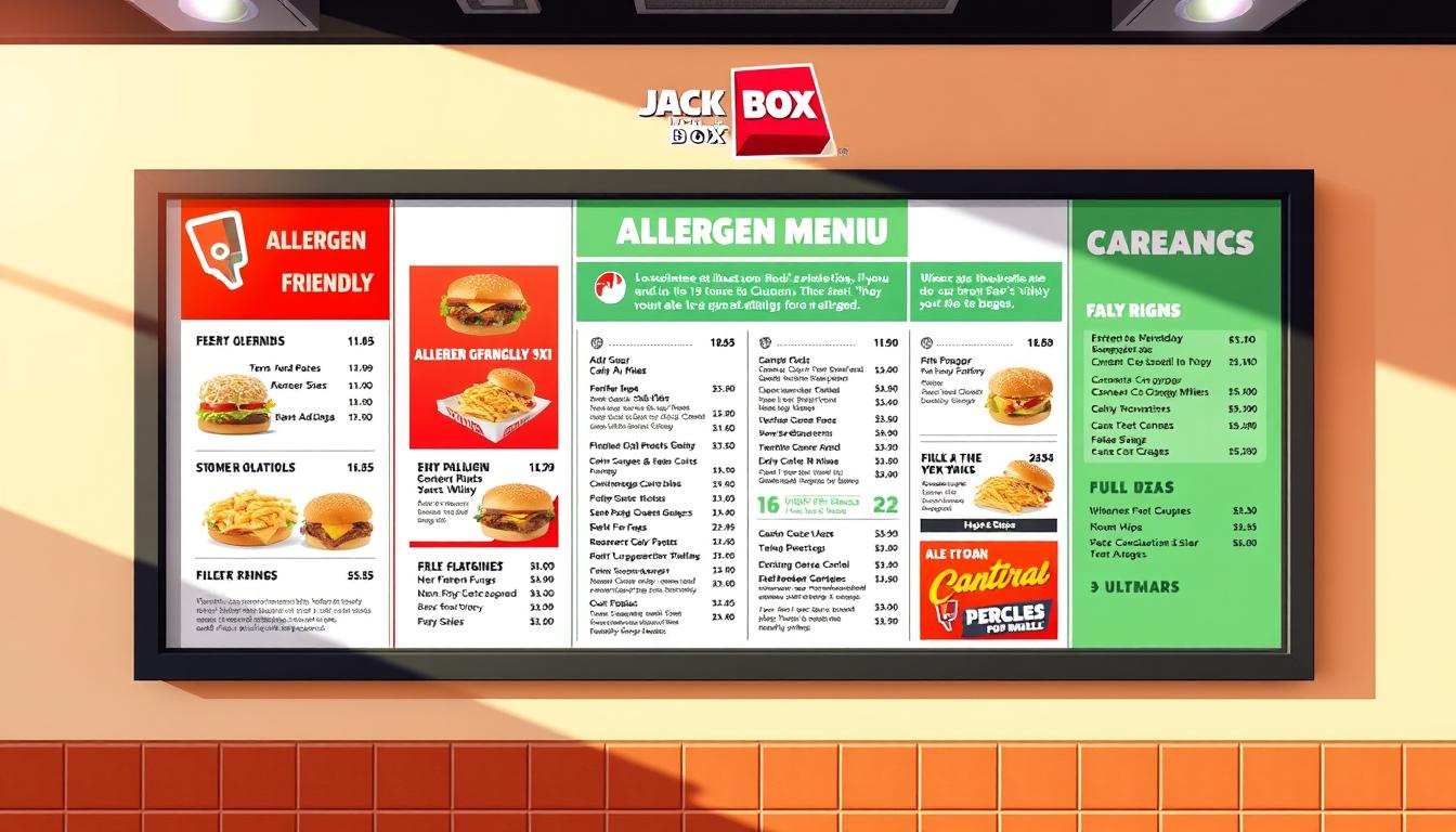 jack in the box allergen menu