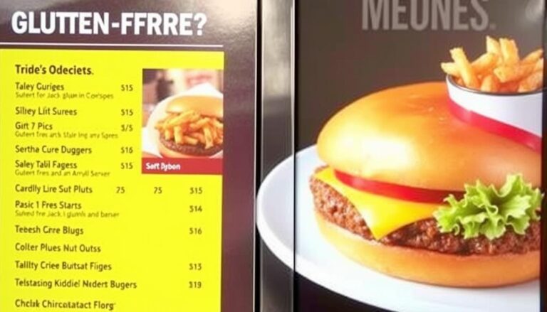 jack in the box gluten free menu