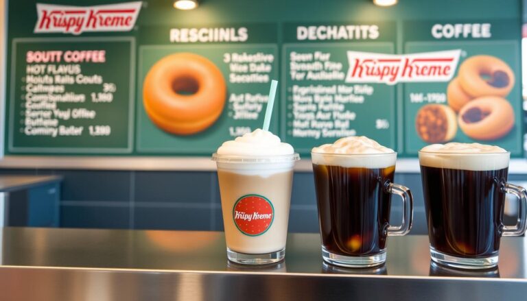 krispy kreme coffee menu